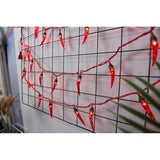 2Pack Red Chili Pepper String Lights,40 Led Pepper String Lamp Indoor Kitchen Decor Outdoor Mexican Decorations Light, B