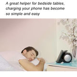 Wn1 Premium Bluetooth Speakers And Fast Wireless Charger, Docking Station With Built In Mic Handsfree Call, For Iphone And Samsung Etc Qi Phone - Black