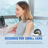 Invisible Smallest Mini Earbuds Wireless Bluetooth Ear Buds For Small Ears Canals, Discreet Low Profile Spy Earpiece Wireless Tiny Micro Hidden Earbuds With Microphone Small Headphones For Work-Beige