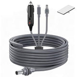 Power Cable for Starlink Mini 10FT/3M, 3-in-1 Car Charger/USB-C/DC to DC Power Cord, Waterproof Extension Accessories Adapter for RV/Truck/Outdoor