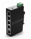 Industrial 5-Port Gigabit Ethernet Switch,10/100/1000Mbps Network Switch, Din Rail & Wall Mountable, 10Gbps Switching Capacity