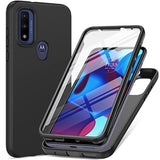 Motorola Moto G Pure/G Play 2023/G Power 2022 Silicone Rugged Case Black