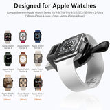 Charger for Watch, Portable iWatch Charger USB Wireless Charger Fast Charging Magnetic Cordless Car Travel Charger for Watch Series 10 9