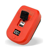 Battery Charger Adapter Battery Inverter Fit For Milwaukee M18 18V Battery, Portable Power Source Charger Adapter With Type-C Port And Usb Port