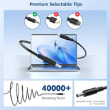 Charger For Dell Laptop Charger, 2 Tips Replacement For Dell 2022 Newest Inspi