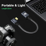 90° Degree Left Angle Mini Hdmi Male To Hdmi Female Cable 0.6Ft, Angled Mini H