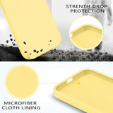 For Iphone 15 Plus Case 6.7 Inch Liquid Silicone Compatible With Magsafe Soft Rubber Slim Microfiber Lining Cushion Cover Shockproof Protective Anti Scratch Case For Iphone 15 Plus, Yellow