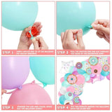 Donut Balloons Garland Pastel Decoration Kits 100 Pcs Sprinkles Confet
