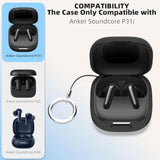 Anker Soundcore P31i Silicone Case with Anti-Scratch, Black - Protective Phone Case for Soundcore P31i with Durable Silicone Material and Anti-Scratch Coating