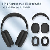Fintie 3 in 1 Silicone Case Cover for AirPods Max 2026 2020 2024