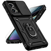 Moto G Stylus 5G 2024 Case with Slide Cover, Screen Protector, Kickstand