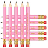 50Pcs - Baby Shower Sharpened Half Pencils With Erasers, Pre-Sharpened Pencils For Baby Shower Games, 4 Inches