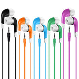 Bulk Kids Earbuds Individually Packaged Classroom 100 Pack Multi Color Earphones Headphones for Children Students Schools Libraries Hospitals