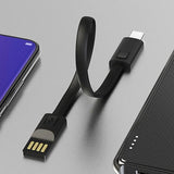Cable Compatible With Coleman Classic Recharge 400 Lumens LED Lantern - USB Type-C Keychain Charger, Key Ring USB Type-C to Type-A 8 in USB Cable -