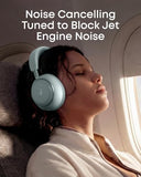 Soundcore Space 2 by Anker, Active Noise Cancelling Headphones, Comfortable Fit, 50H Playtime, LDAC Hi-Res Wireless Audio, Dual Connection, Clear