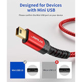 Mini B To Usb C Cable 10Ft, Usb C To Mini Usb Cable Charging Cord For Gopro Hero 3+, Ps3 Controller, Mp3 Player, Dash Cam, Digital Camera, Gps Receiver, Pdas And More Devices