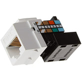 Leviton 41108-RW5 Category 5 QuickPort Connector, CAT 5, White