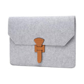 MOSISO Laptop Sleeve Case 13-14 inch, Compatible with MacBook Air/Pro, 13-13.3 inch Notebook, Compatible with MacBook Pro 14 inch M4 M3 M2 M1, Felt Flapover Slim Carrying Case Bag with Pockets, Gray