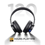 B8 Bluetooth Headphones, 120H Wireless, 3EQ, Foldable, Mic, Game Mode