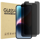ProCase 2 Pack Privacy Screen Protector for iPhone 16e / 14/13 / 13 Pro 6.1", Tempered Glass Film Guard for iPhone 2025 2022 2021 6.1 Inch