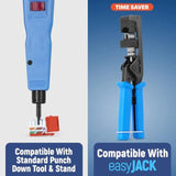 90° Angled Cat6/5E Keystone Jack In Orange - Slim Profile Rj45 Ethernet Connec