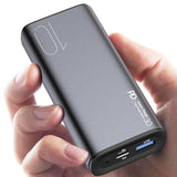 Pb3 Portable Charger 10000Mah One Of The Lightest And Slimmest Fast Power Bank 18W Pd High-Speed Charging Battery Pack With Usb-C Input/Output For Iphone,Samsung And More Gray