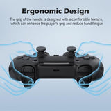 Wireless Controller for PS4 with 2 Macro Buttons, 3.5mm Audio and Turbo Function, 6-Axis Motion Control, Dual Vibration, Gamepad Joystick for PS-4,