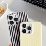 Compatible With Iphone 16 Pro Case, Fashion Cute Striped Aesthetic Design For Women, Soft Tpu Shockproof Phone Case For Iphone 16 Pro 6.3 Inch, Pink