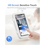 Waterproof Shower Phone Holder, 480° Rotating Case for Wall, Fits Up to 6.8"