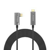 Usb C To C Fiber Optical Cable Usb 3.2Type C Cable 10Gbps 50Ft Compatible With Microsoft Azure Logitech Camera Aver &Vaddio & Barco Clickshare Touch Screen Kinect Intel Realsense