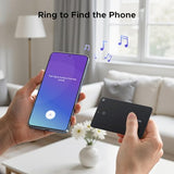 Finetrack Slim S (Samsung Only) Wallet Tracker Card, 1-Year Rechargeable Bluetooth Tracker Card Finder Work With Samsung Smartthings App For Galaxy S25/S24/S23 Ultra -1.7Mm & Ip68 Waterproof