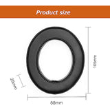 Hs70 Ear Pad Replacement Repair Accessories Ear Pad Compatible With Corsair Hs70 Hs60 Hs 50Pro Headphones (Black)