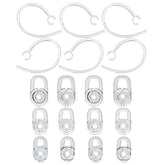 Earbud Tips Earbuds Eargel Earhooks Earbud Gel & Ear Hook 12 Pcs (Small/Medium/Large) Clear Replacement Eargel & 6 Pcs Clear Ear Hook, Compatible With Plantronics M155 M1100 M100 M55 M25 Voyager Edge