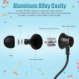 Neckband Bluetooth Headphones, 200H Extra Long Playtime Wireless Stereo Neckband Earbuds with Microphone, Waterproof Balanced Armature Drivers in Ear