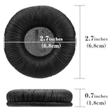 Replacement Ear Pads For Jbl Jr300, Jr300Bt, T450Bt, T500Bt, Tune 500, Tune 500Bt, Tune 510Bt Headphones Ear Cushions (Leatherette/Black)