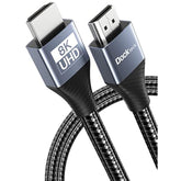 8K Hdmi Cable 6Ft | High Speed Hdmi To Hdmi Cables 2.1, Braided Cord 60Hz 48Gb