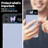 For Samsung Galaxy Z Flip 4 5G Epu Screen Protector 2 Pack And Camera Lens Protector 3 Pack Tempered Glass, Hd Clear Full Coverage Case Friendly