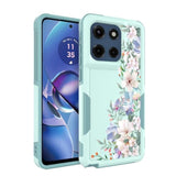 Mint Magnolia Case for Motorola Moto G Stylus 5G 2025 & 2026