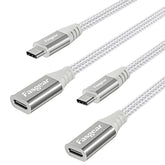Usb C Extension Cable For Magsafe Charger : 2Pack 6Ft Type C 2.0 Female To Mal