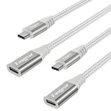 Usb C Extension Cable For Magsafe Charger : 2Pack 6Ft Type C 2.0 Female To Mal