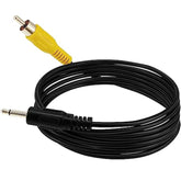 3.5Mm 1/8 Inch Mono Male Plug To Rca Male Jack Audio Cable Cord Gold Plated 1.8M (6Ft)