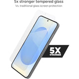 For Zagg Glass Elite Samsung Galaxy S25/ S24 Screen Protector β Ultra-Strong Tempered Glass, Scratch-Resistant, Ez Apply Installation, Invisibleshield, Made With Recycled Materials