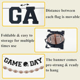 Game Day Banner With Football Garland Banner For Football Party Decorations Sports Theme Festival Birthday Baby Shower Decoration Supplies