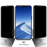 [3-Pack Privacy Screen Protector for iPhone 14 Plus/iPhone 13 Pro Max, Anti Spy Tempered Glass Film, Full Coverage, Anti-Scratch, Bubble Free, Case