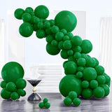 Dark Green Balloons 85 Pcs Green Balloons Hunter Different Sizes Pack Of 18 12 10 5 Inch Emerald Arch Kit Balloon Garland As Christmas Party Decorations Green-Y56