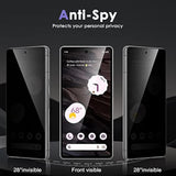 [2 Pack For Google Pixel 7A Privacy Screen Protector,9H Hardness Tempered Glass Screen Protector For Google Pixel 7A 6.1",Anti-Scratch Case Friendly Easy Install Bubble Free