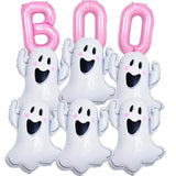 Pink Halloween Foil Balloons – BOO Balloons for Spooky Party Decorations