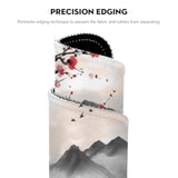 Resilient Beauty Plum Blossom-Inspired Mouse Pad, Rectangle Stitched Edges Non-Slip Rubber Base Mouse Pads For Computers Laptop