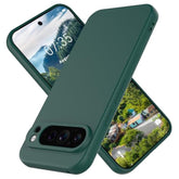 Silicone Case For Google Pixel 10 Pro, Durable And Stylish Drop Tested Soft Silicone Gel Rubber Slim Fit Shockproof Protection Phone Cover For Pixel 10 Pro, Green