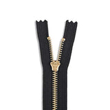 6 Inch Metal Zipper Black 6β Gold Brass Metal Heavy Duty Zippers Non S